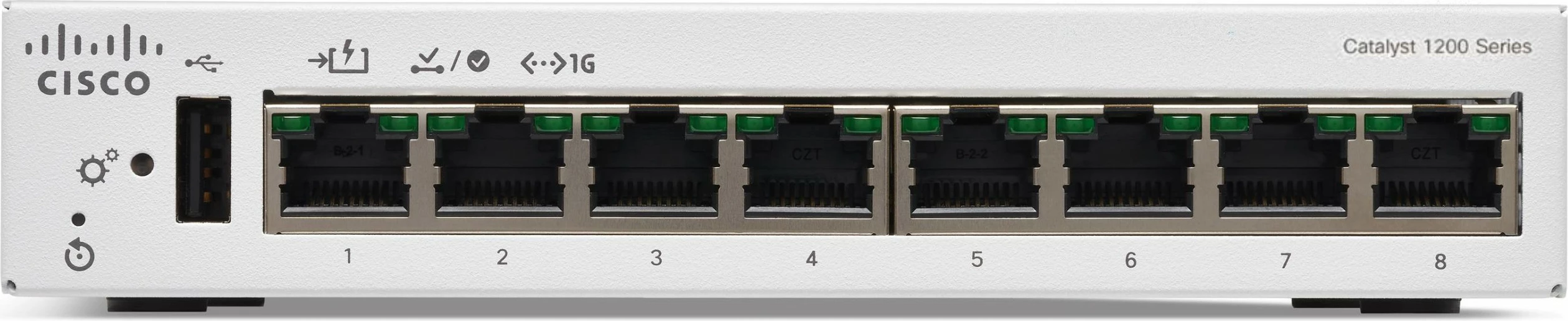 Switch Cisco Catalyst C1200-8T-D, 8 porta GE, Managed, L2/L3, Gigabit Ethernet, bardhë