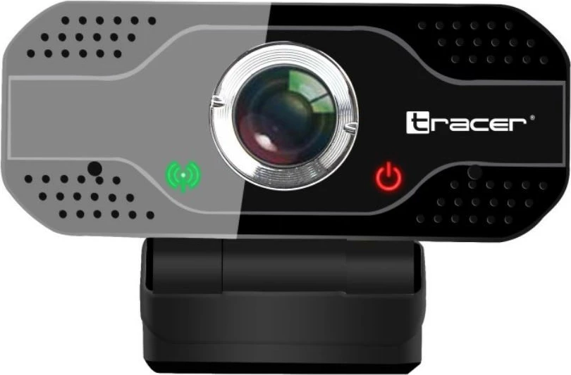 Webcam Tracer WEB007, Full HD 1080p, mikrofon i integrum, e zezë