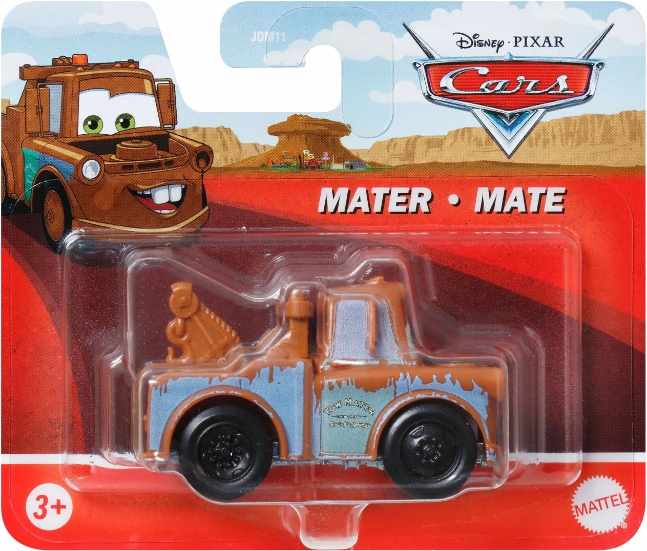 Set makina lodër metalike Disney Pixar Cars, Mattel JDM11, shkallë 1:55, rrota lëvizëse, display 24 copë, Mix