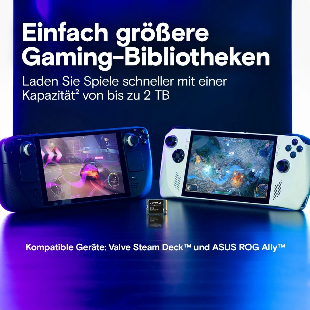 SSD Crucial P310 1TB M.2 NVMe PCIe Gen4 2230