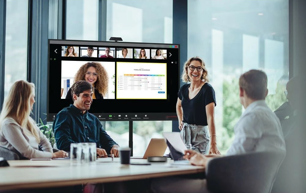 Ekran i madh Optoma N3551K 55 inç, 4K Ultra HD, LED, i zi