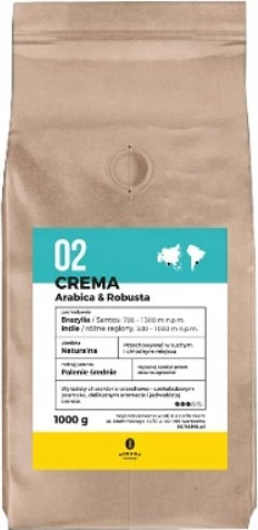 Kokrra kafeje 8Grams Crema, 1 kg, pjekje mesatare