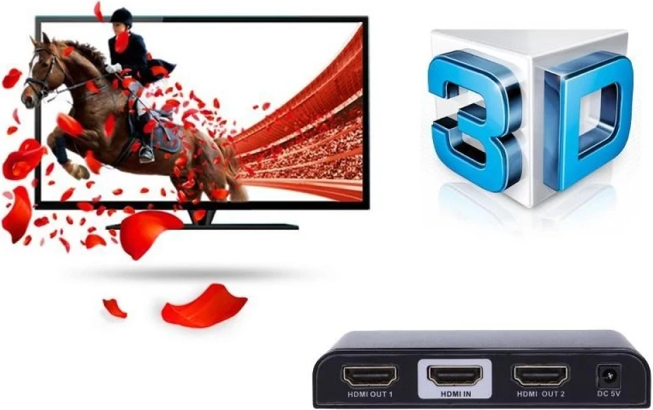 Ndasi HDMI Techly IDATA HDMI2-4K2, 2x HDMI