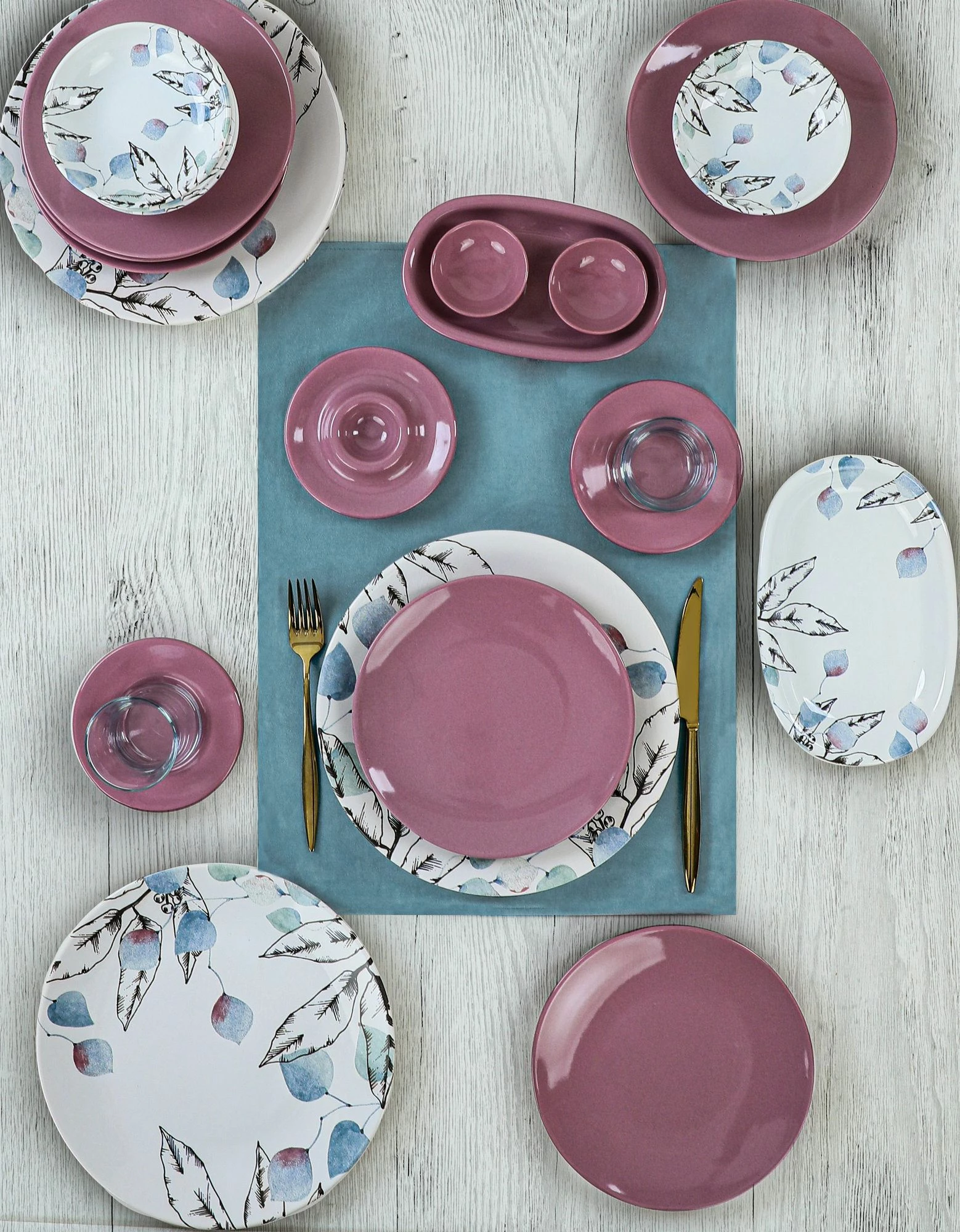 Set mëngjesi 50 pjesësh, Hermia Concept, TV087050F3X2AJ47100MAP0300