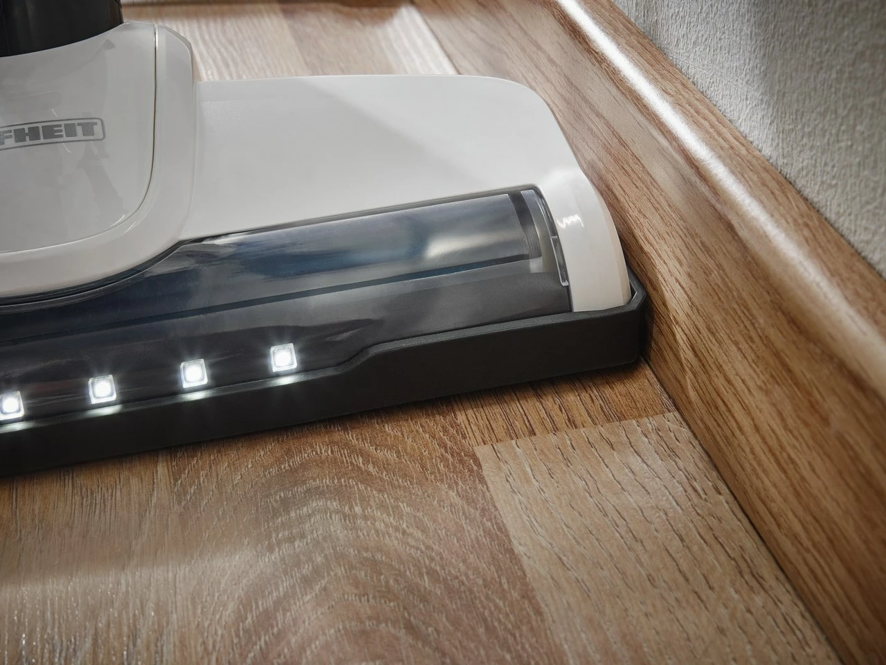 Fshesë elektrike pa kabllo Leifheit PowerVac 2in1, 20V, pa qese, bardhë/kaltër