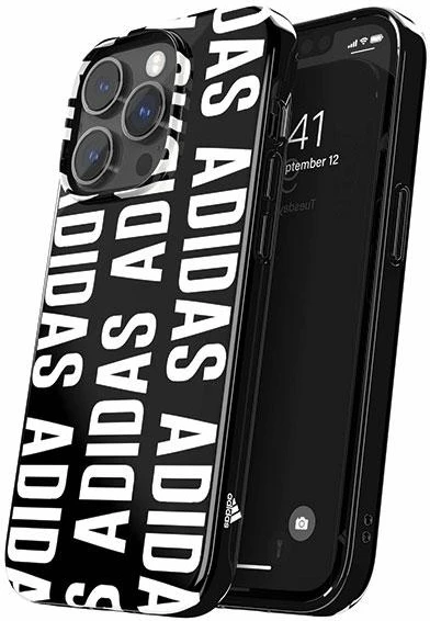 Mbështjellës Adidas OR Snap Case Logo për iPhone 14 Pro 6.1", zi