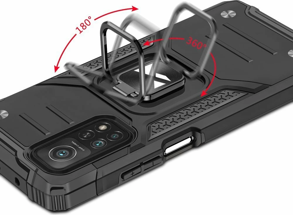 Mbështjellës Wozinsky Ring Armor me kickstand për Samsung Galaxy A72, Rozë
