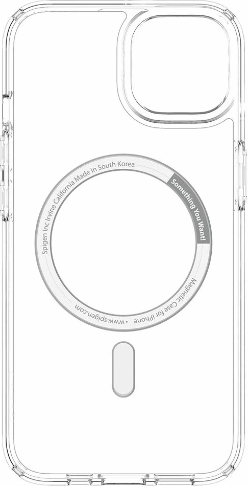 Mbështjellës Spigen Ultra Hybrid Mag me MagSafe për iPhone 13 mini, Transparent/Bardhë