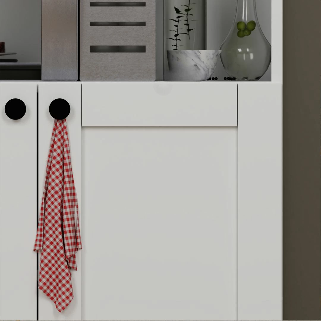 Dollap multifunksional, ngjyrë e bardhë, Skye Decor Lucas 1600-102