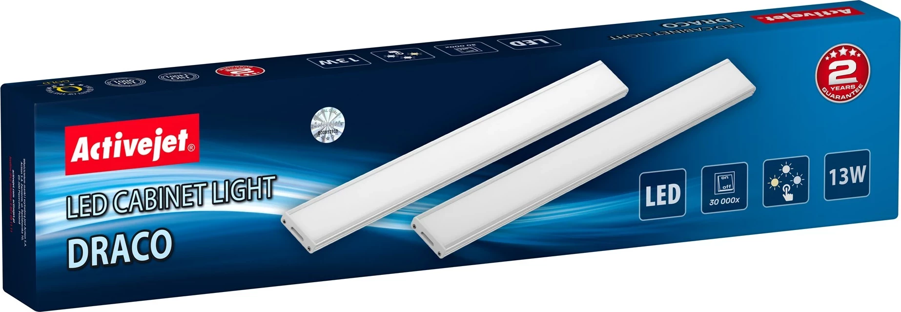 Set llamba LED nën-kabinet Activejet AJE-DRACO, e bardhë