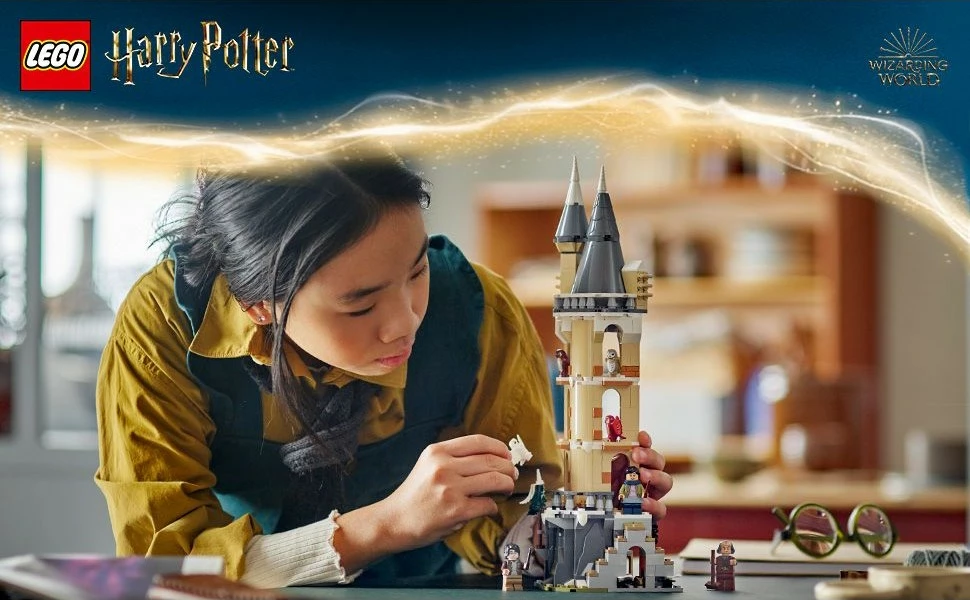 Set ndërtimi LEGO Harry Potter Hogwarts Castle Owlery 364 pjesë, multikolor