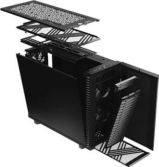 Kasë Fractal Design Define 7 Midi Tower, e zezë