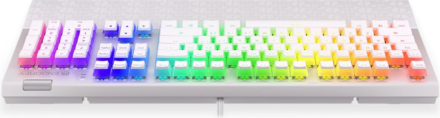 Tastierë për lojtarë Endorfy, e bardhë