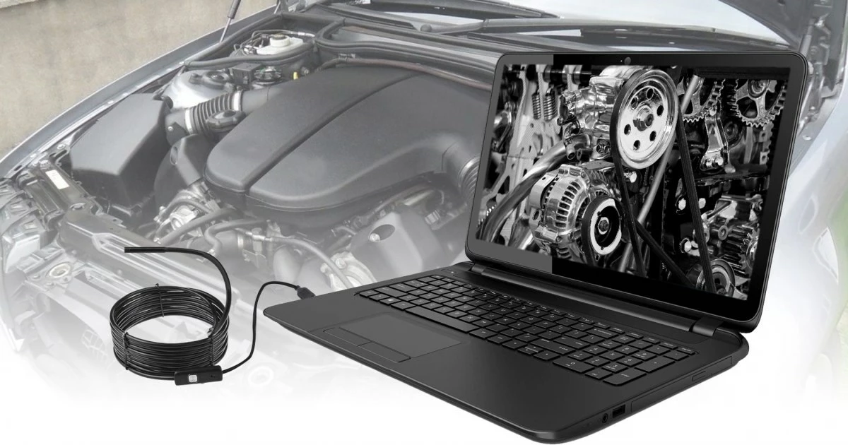 Endoskop dhe kamerë universale e inspektimit Media-Tech, USB, e zezë