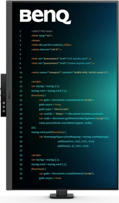 Monitor BenQ RD320UA, 31.5 inç, 4K, IPS, 5ms, 60Hz, i zi/gri