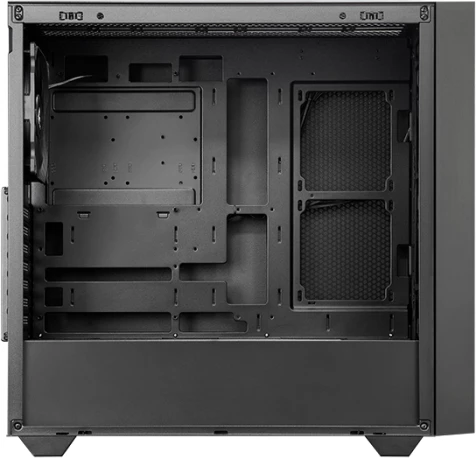 Kasë CHIEFTEC Night Hunter GS-03B-BLK-OP ATX USB-C tempered glass, e zezë