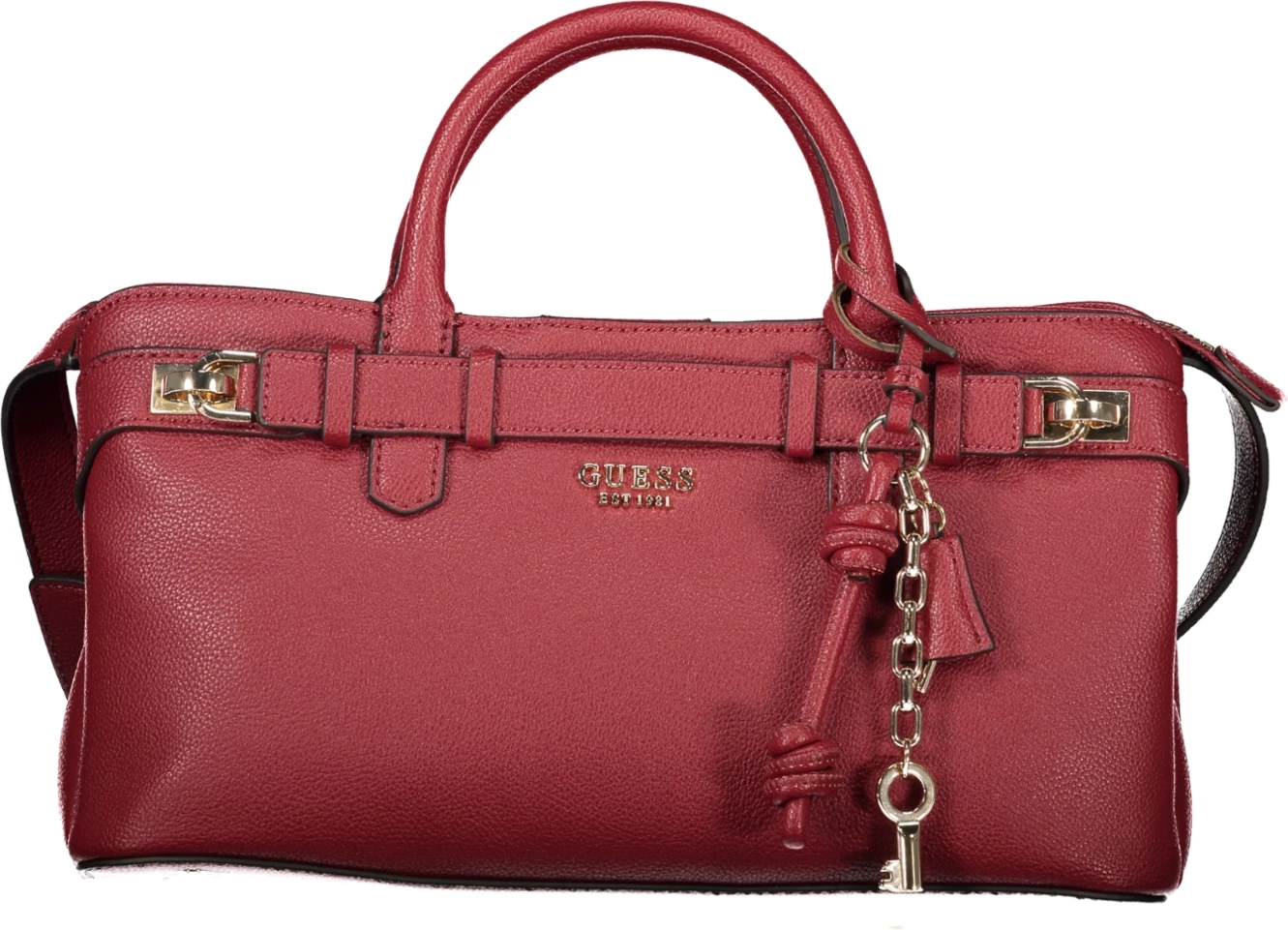 Çantë GUESS JEANS Gregoria për femra, kuqe