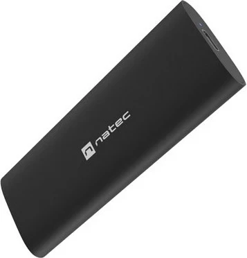 Kasë NATEC NKZ-2286 për SSD M.2, USB Type-C, e zezë