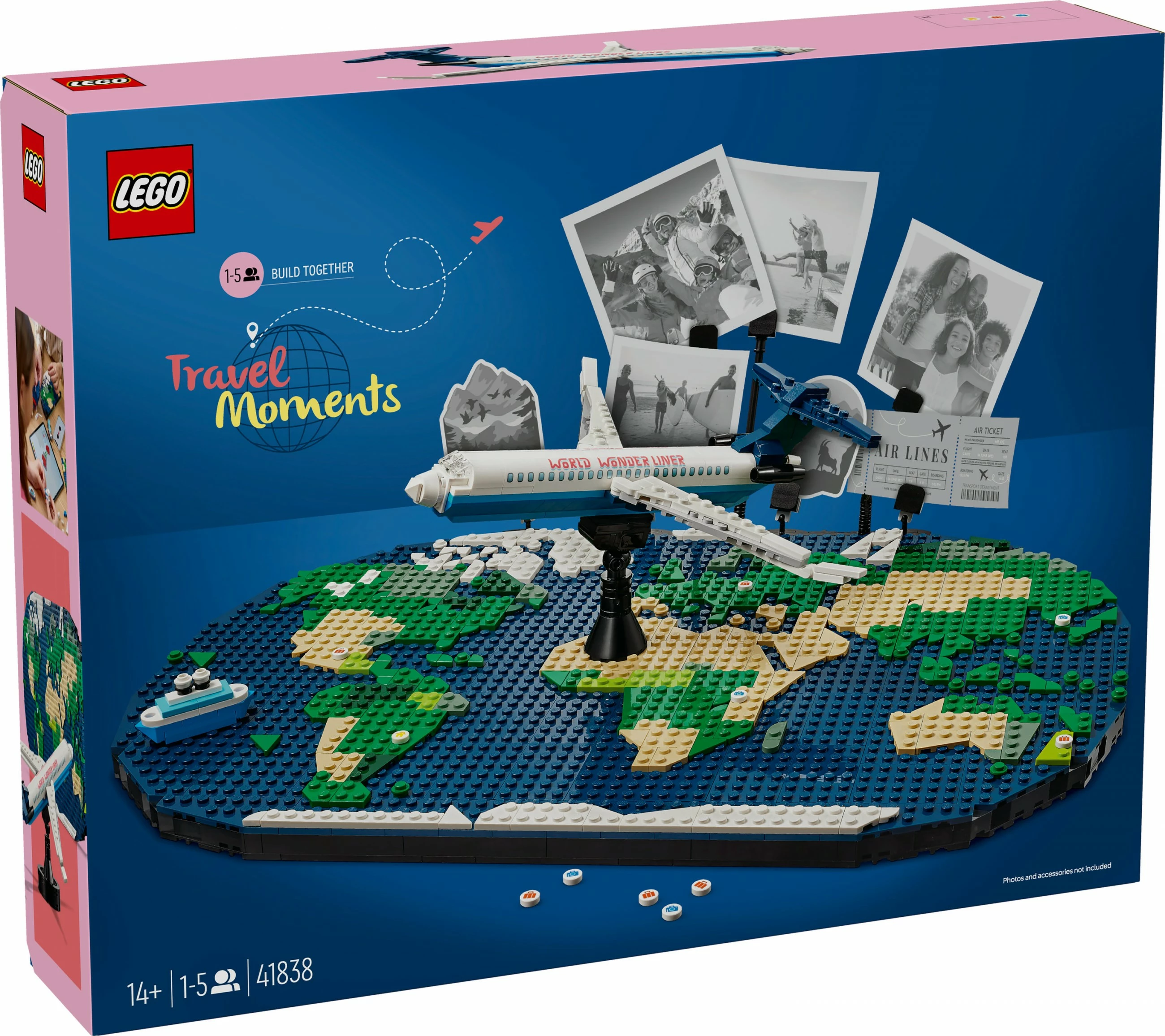Set ndërtimi LEGO Travel Moments, 1231 pjesë, Multingjyrësh