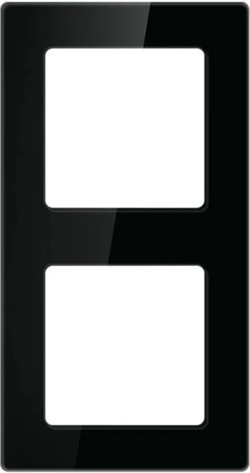 Kornizë për ndërrues dritash Avatto N-TS10-Frame-B2, e dyfishtë, e zezë