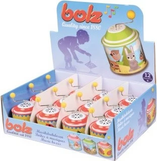 Kuti muzikore Lena Ladybug, 7.5 cm, shumëngjyrëshe