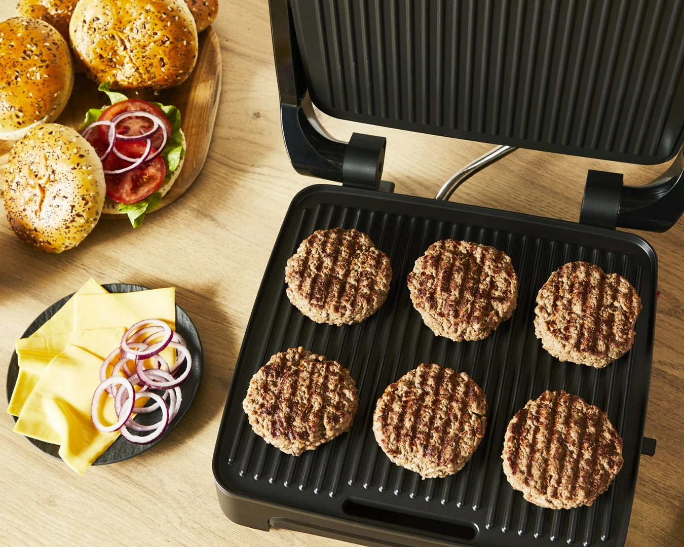 Grill elektrik Tefal Inicio Adjust GC272D10, çelik inoks