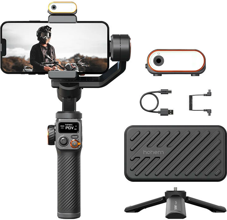 Gimbal Hohem iSteady M6 Kit për celular, 400g, i zi