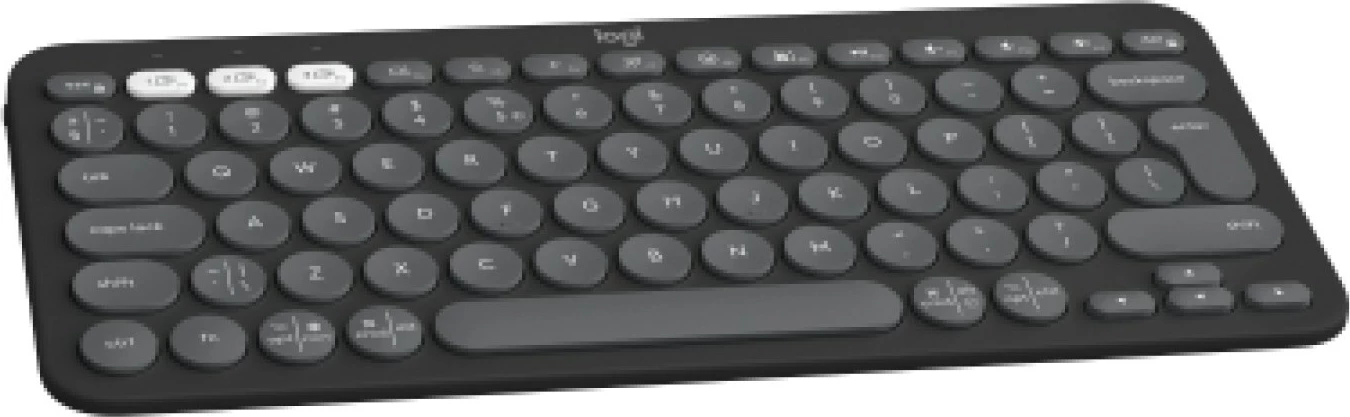 Tastierë Logitech Pebble Keys 2 K380s, wireless, mini, Bluetooth, Graphite