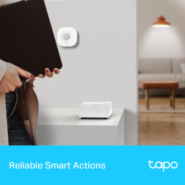 Hub smart, TP-LINK Tapo H200, 64+4 pajisje, microSD deri 512GB, Wi‑Fi 2.4GHz, e bardhë