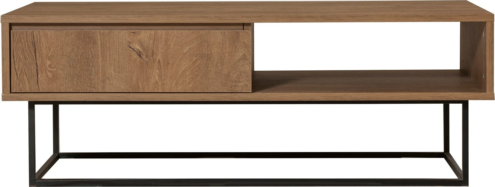 Set mobiljesh për dhomë dite Skye Decor, Laxus Takım 16, ngjyrë arrë dhe e zezë