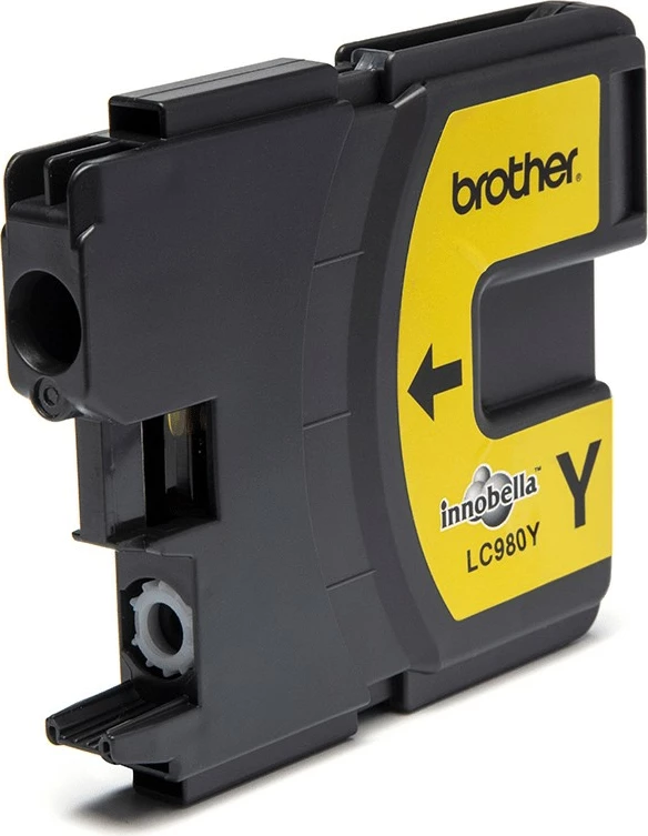 Kasetë ngjyrë Brother LC980Y, 260 faqe, Ngjyrë Verdhë