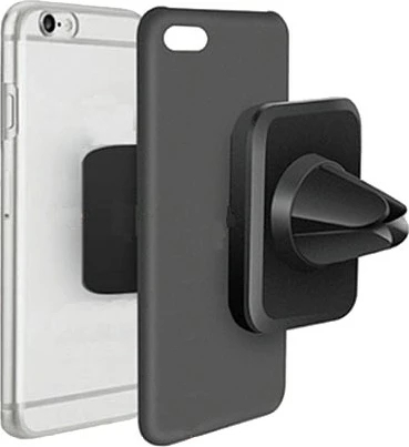 Mbajtës pasiv magnetik 2GO 795466 për celular, 360°, për veturë, zi/gri