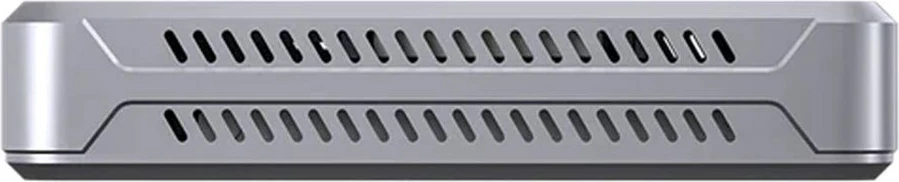 Kasë UNITEK S1242AGY01-EU për SSD M.2 NVMe, USB4 40Gbps, me ftohje, Argjend