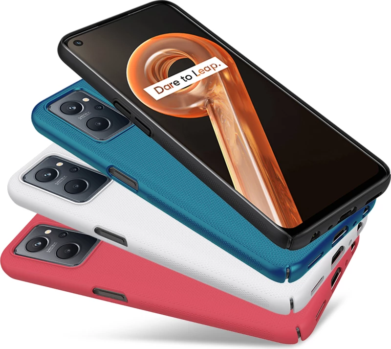Mbështjellës Nillkin Super Frosted Shield për Realme 9i, i zi