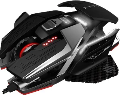 Maus për lojëra Mad Catz R.A.T. X3, USB Type-A, Optik, 16000 DPI, e zezë