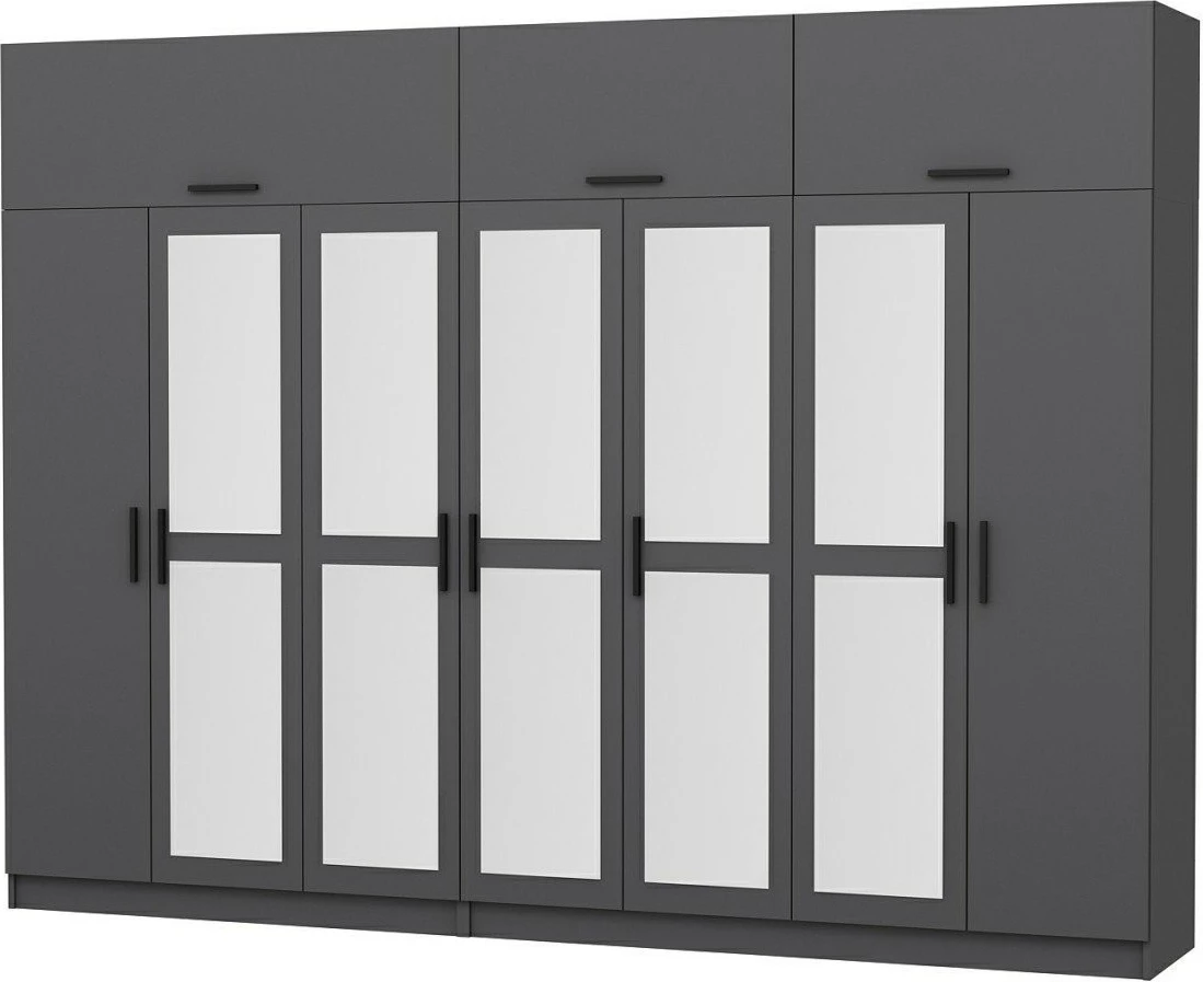 Dollap Skye Decor, ngjyrë antracit, 5284