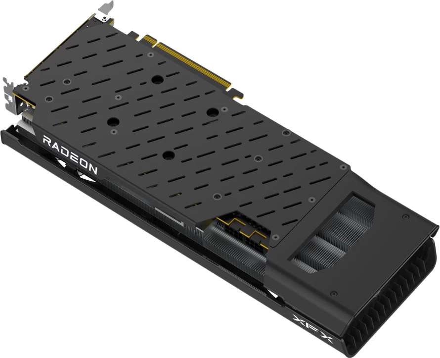 Kartë grafike XFX Radeon RX 7700 XT QICK319 12GB GDDR6 192-bit, 3x DP, 1x HDMI, 3 ventilatorë, Black