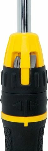 Kaçavidë me kriket Stanley Multi-Bit 68-010, 10 bita 1/4", verdhë/zezë, set