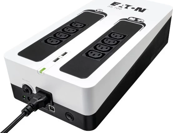 UPS Eaton 3S700I, 8 priza, 0.7 kVA, 420 W, i bardhë / i zi