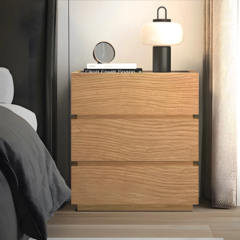 Komodinë Sonlen mdf, ngjyrë lisi, 60x40x66cm