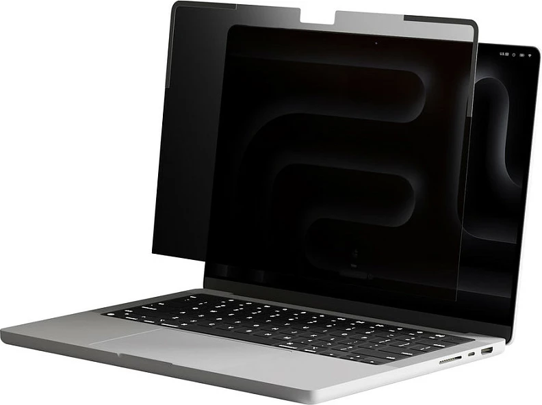 Filtër privatësie Targus HyperShield për laptop Apple, 14 inç, magnetik, mat/shkëlqim, i zi