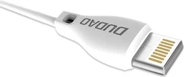 Kabllo USB në Lightning, Dudao L4L, 1 m, 2.4A, USB 2.0, e bardhë