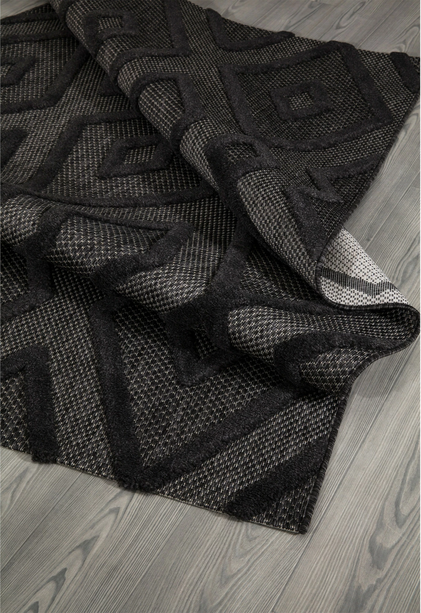 Qilim (200 x 290) Conceptum Hypnose, 58594A, ngjyrë e zezë