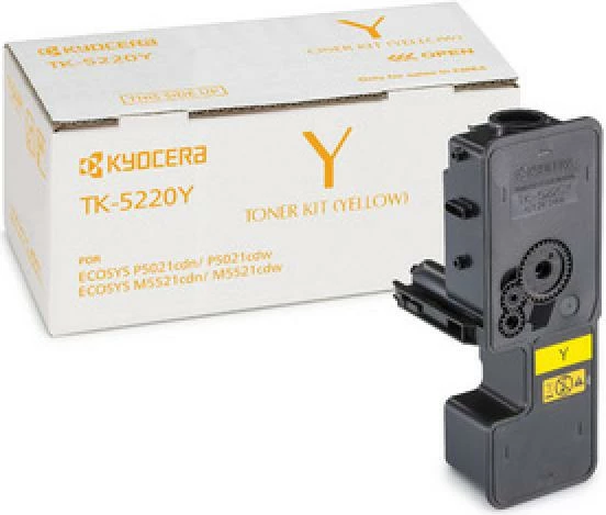 Toner Kyocera TK-5220Y (TK5220, 1T02R9ANL1) rendiment 1100-1700 faqe, e verdhë