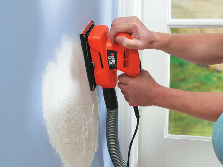 Zmerilues vibrues Black&Decker KA300 135 W, 92 x 230 mm, portokalli/zi