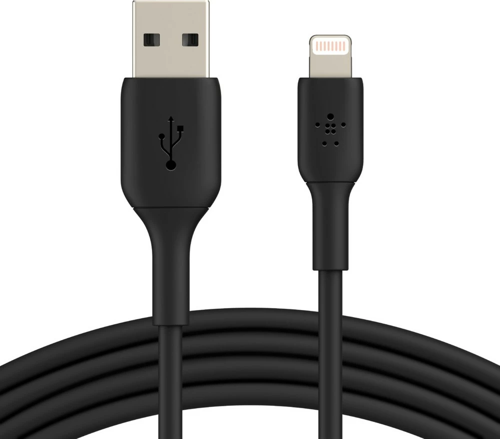 Kabllo Belkin CAA001BT1MBK, 1 m, Lightning, USB A, Ngjyrë e zezë