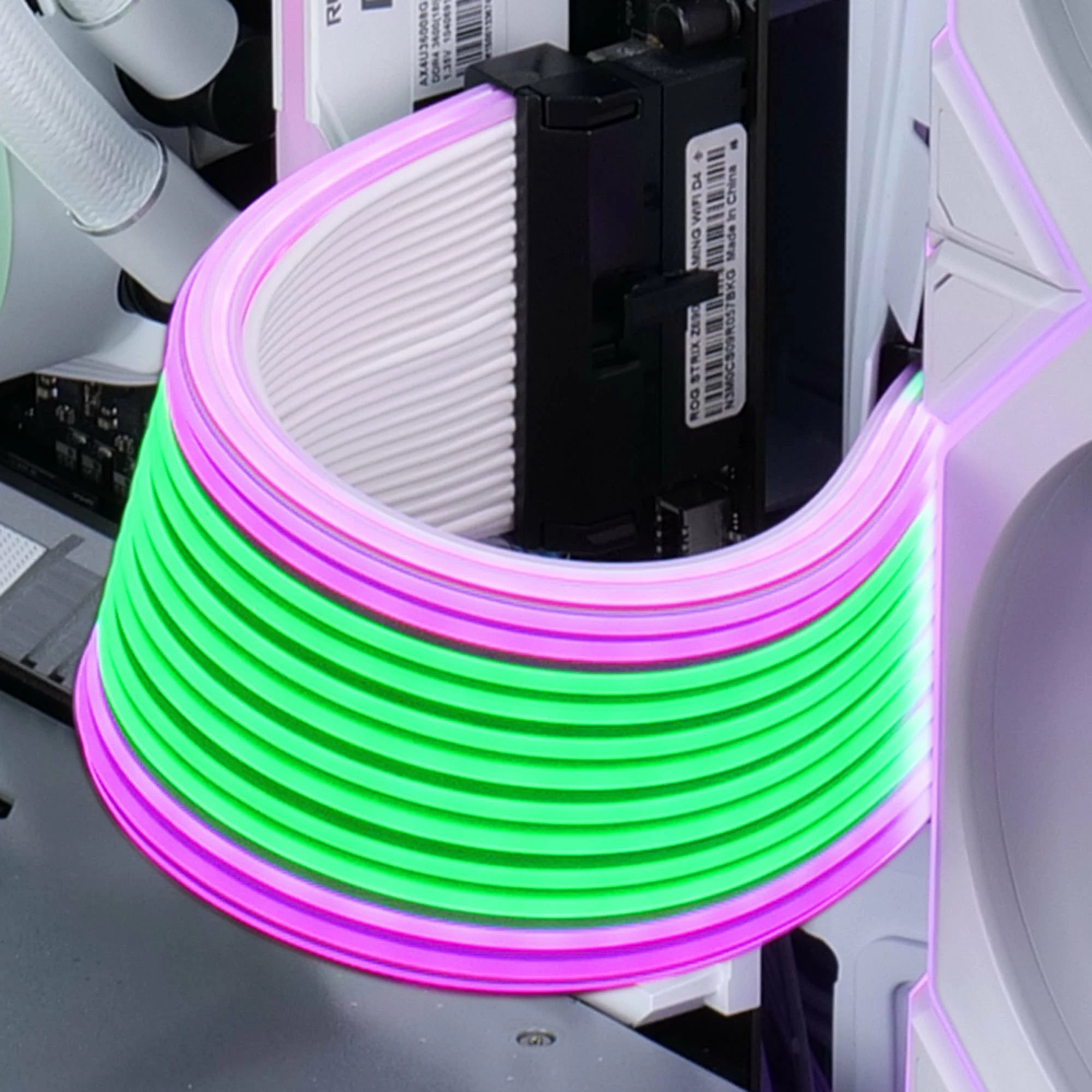 Kabllo zgjatëse ATX24 ARGB Lian Li Strimer Wireless PW24-1W 0.26 m, Multicolor