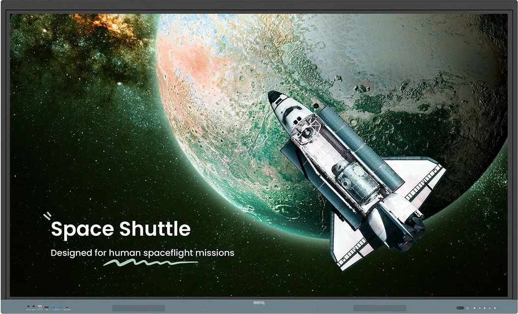 Ekran interaktiv BenQ RE6504 65 inç, 4K UHD, Android, 64GB, i zi