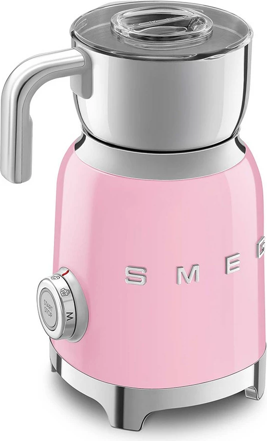 Shkumues qumështi SMEG 50's Style, rozë