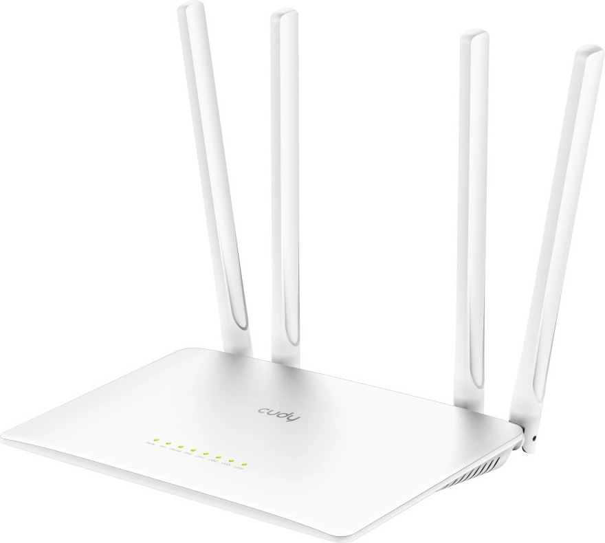 Router Cudy WR1200, Wi-Fi 5, Dual-band, 4 porta LAN, Bardhë